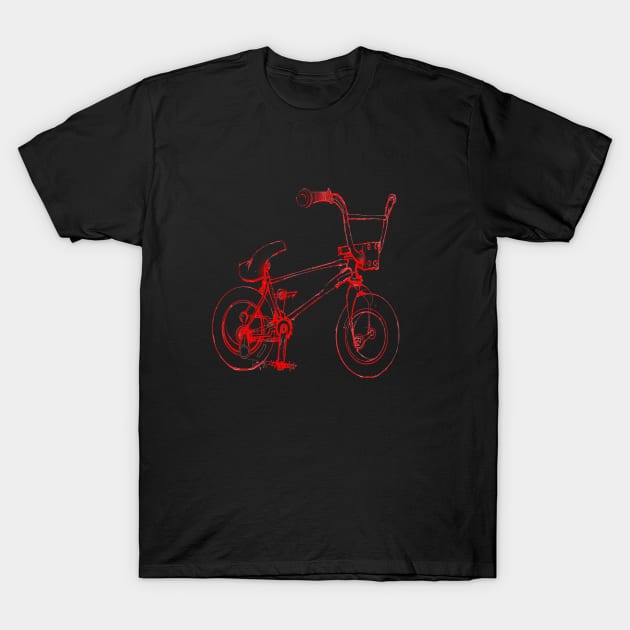 bmx bike T-Shirt by IAN TOVEY ILLUSTRATOR